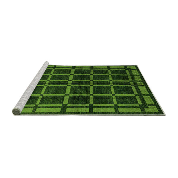 Latitude Run® Green Machine Washable Rug Wayfair